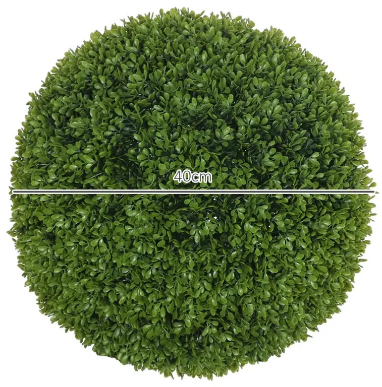 Műnövény szett, 2 db buxus, 40cm magas