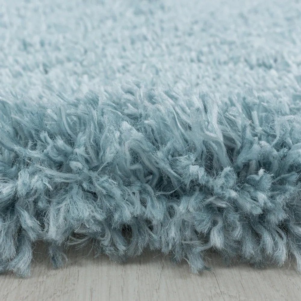 Kék kerek szőnyeg ø 120 cm Fluffy – Ayyildiz Carpets