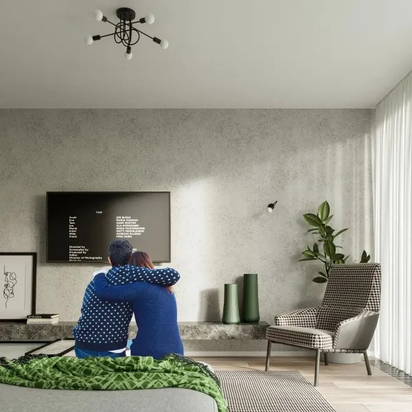 Sollux SL.1435 - Felületre szerelhető csillár LOOP 5xE27/15W/230V fekete