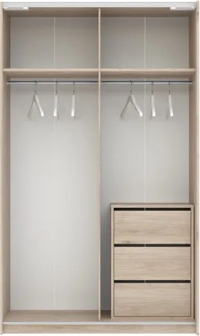 BERNO gardróbszekrény 120 cm