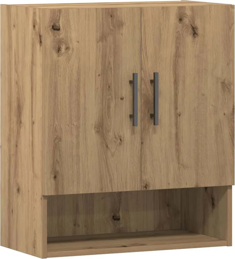 vidaXL fali szekrény artisan tölgy 60x31x70cm gépi úton előállított fa