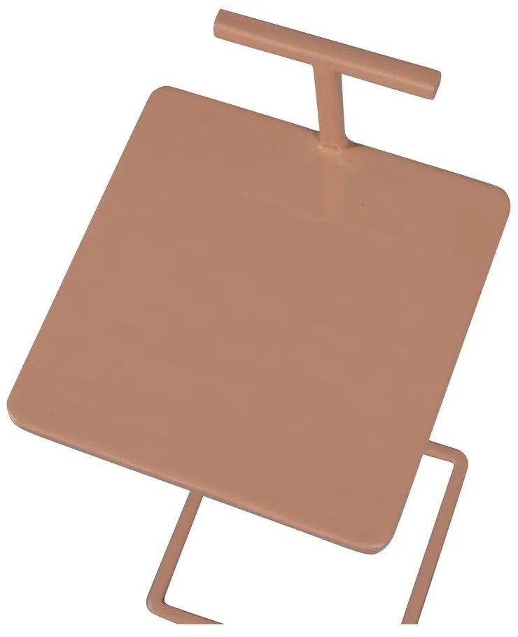 Fém tárolóasztal 22x22 cm Toste – WOOOD