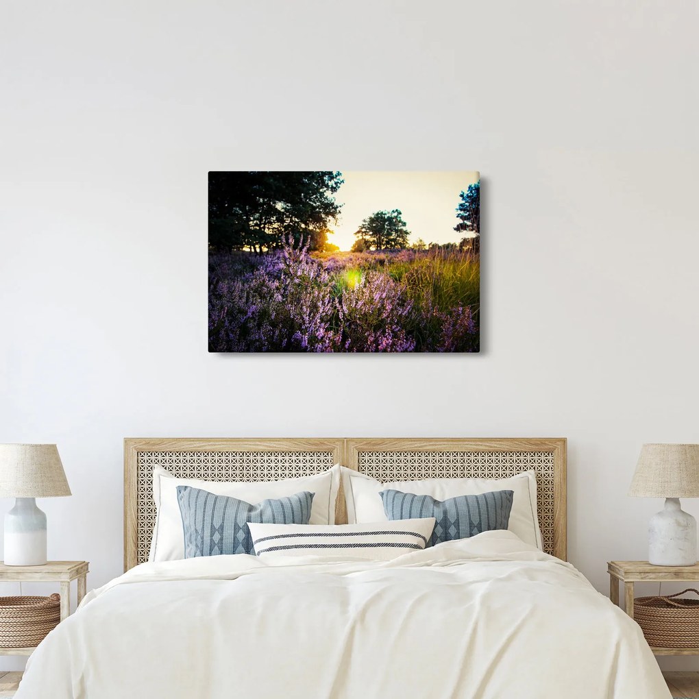 Egy levendulamező képe (90x60 cm)