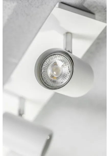 Lámpa Mennyezeti lámpatest VENETO, IP20, max. 20W, 2 x GU10, kör, fehér