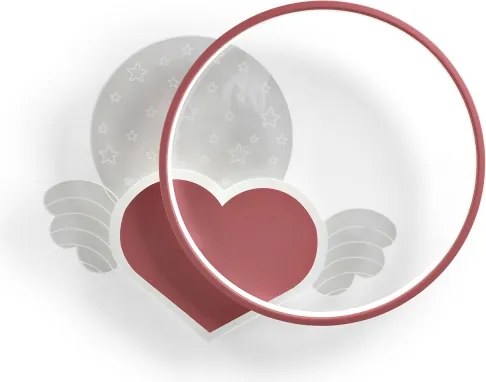 Brilagi - LED gyerekszobai mennyezeti lámpa LOVE LED/48W/230V 3000/4500/6000K rózsaszín