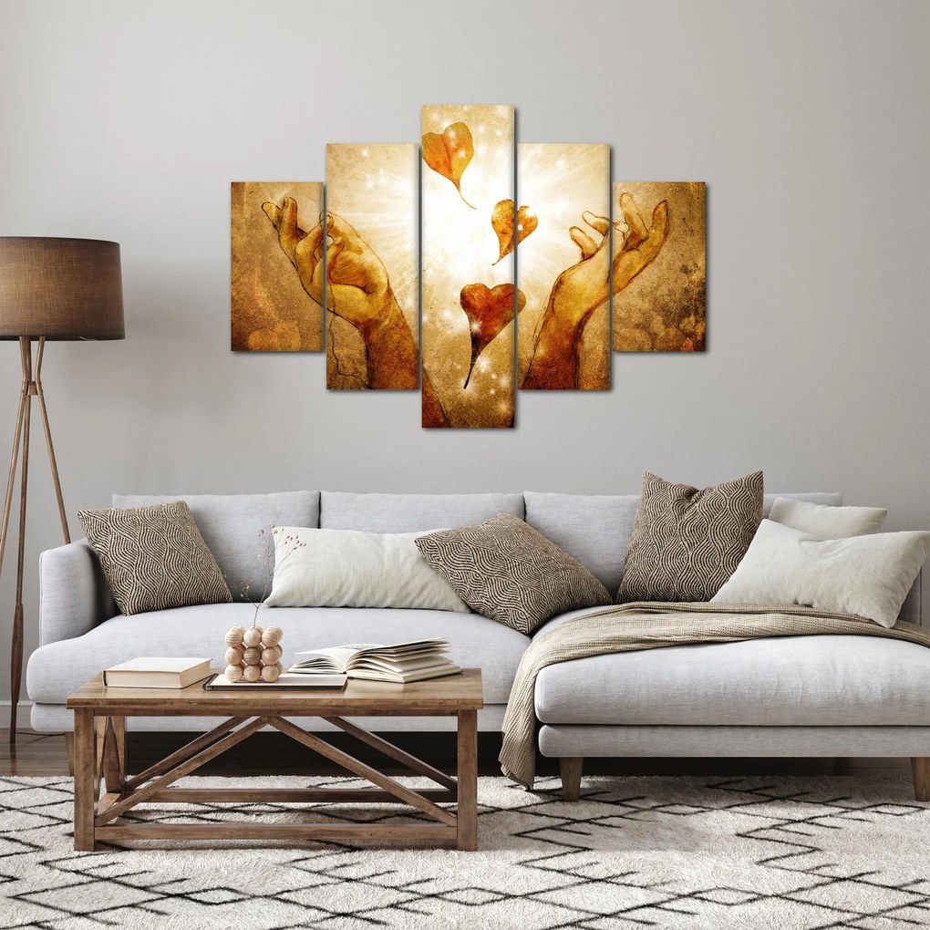 Kép - Szeretettel teli kezek festménye (150x105 cm)