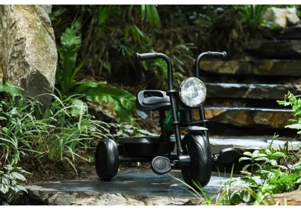 QPlay - Gyermek tricikli TRIDURO fekete