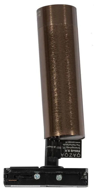 Modern spot sötét bronz színben 1 fázisú sínrendszerhez 35 mm - Iconic Jeana Luxe