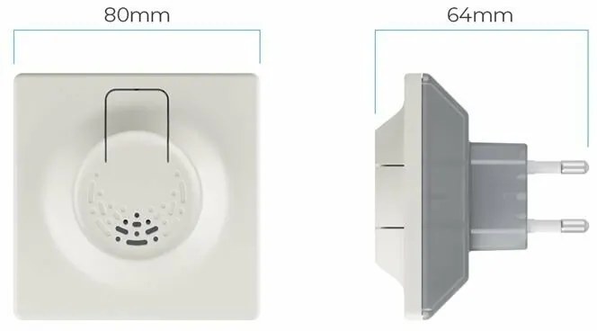 MITELESS® Home Ultrahangos atka-riasztó háztartásihasználatra, szürke