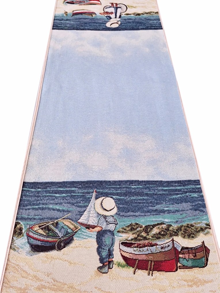 Futópad 40x100 cm gobelin nyári strand tengeri Mintaválaszték asztalra padra