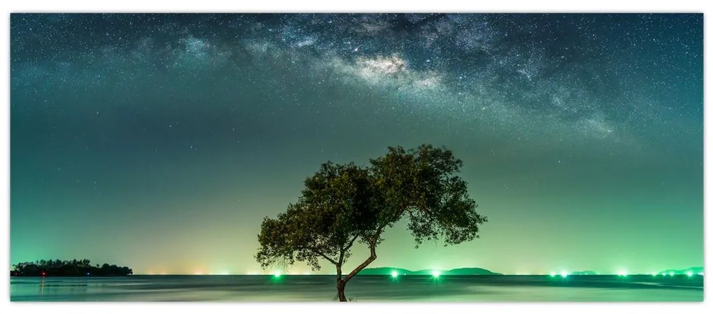 Az éjszakai égbolt képe (120x50 cm)