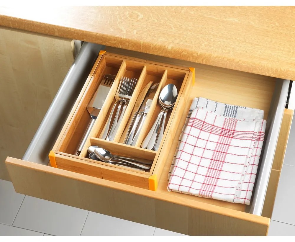 Tray bambusz evőeszköz rendszerező - Maximex