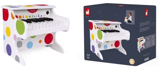 Janod - CONFETTI elektronikus zongora 4xAA elemmel