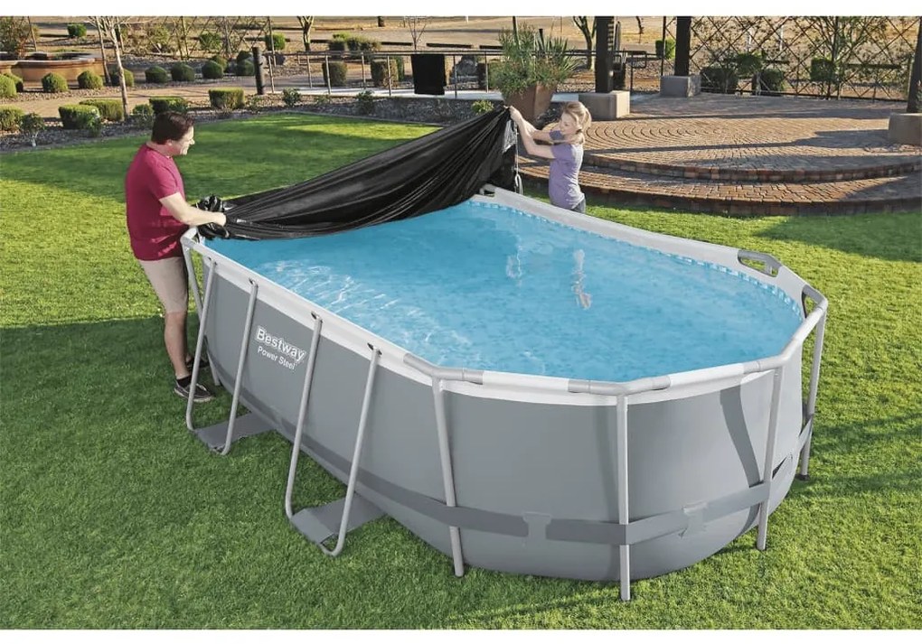Bestway Flowclear medencetakaró 418 x 230 cm