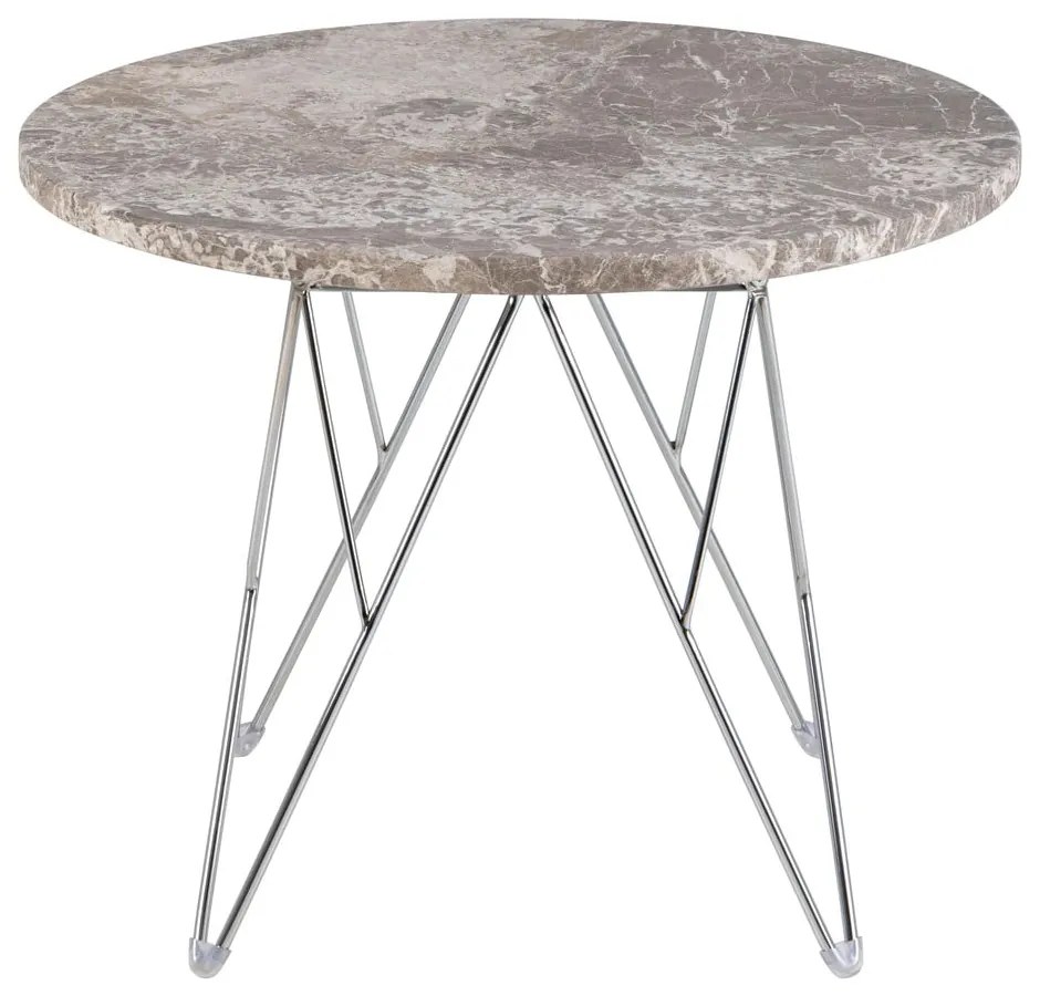 Márvány kerek tárolóasztal ø 55 cm Prunus – Actona