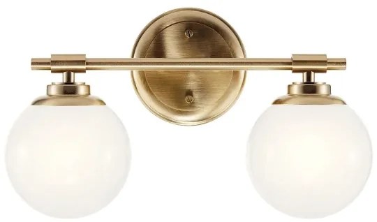 Kichler KL-BENNO2-CPZ - LED Fürdőszobai lámpa BENNO 2xG9/3W/230V IP44 réz