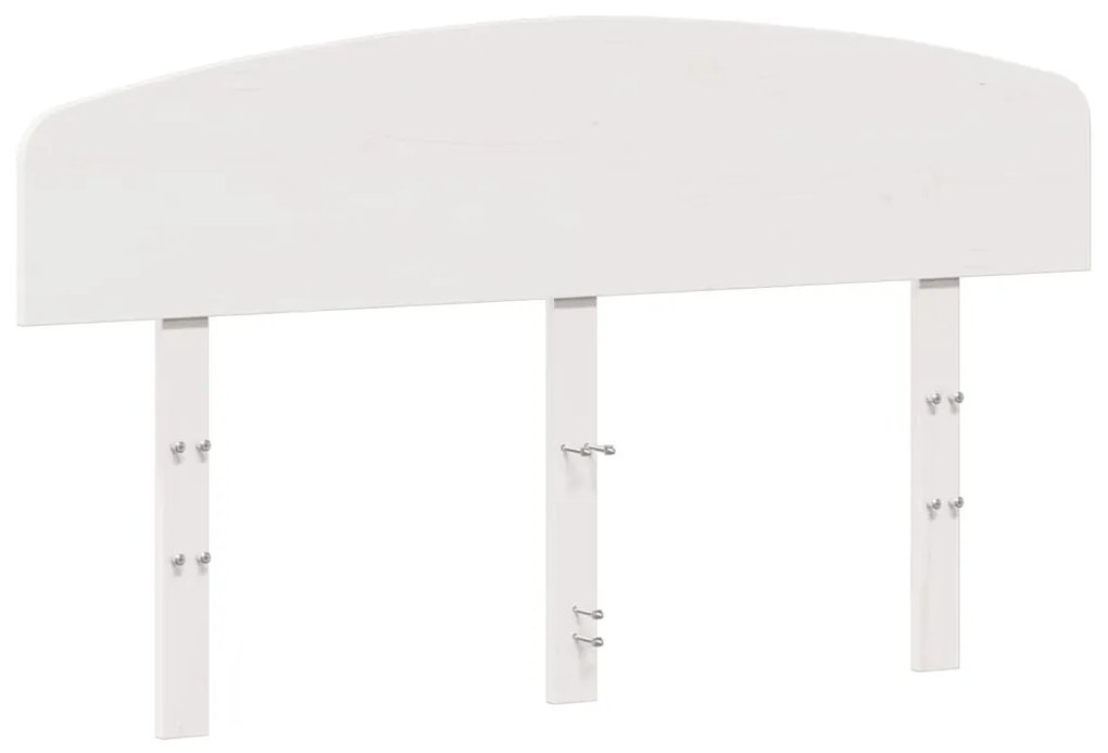 fehér tömör fenyőfa fejtámla 160 cm