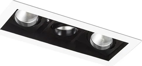RENDL BONDY III süllyesztett lámpa fehér 230V LED 3x7W 24° 3000K