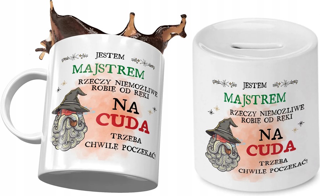 Barkácsolóknak Bögre Ajándék persely szett fényképes nyomtatással