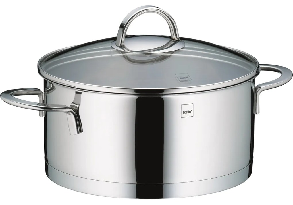 Kela CAILIN Lábas üveg fedővel 2,5 l, 2,4 l