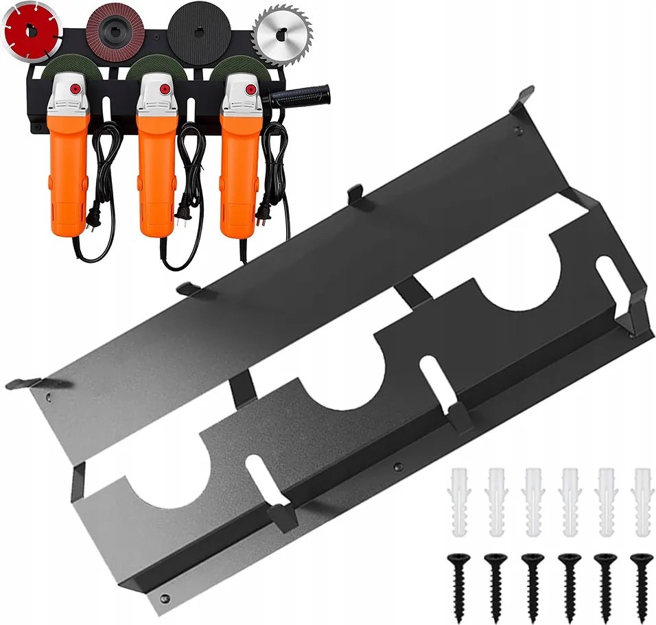 Fali tartó sarokcsiszolóhoz Akasztó Polc Rögzítés