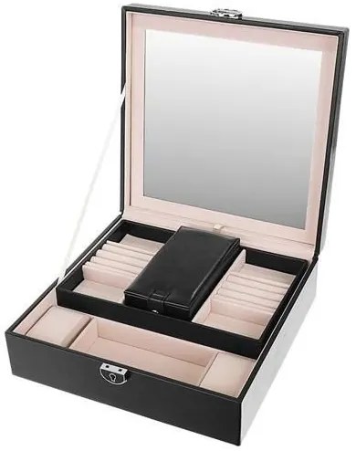 Ékszerdoboz - fekete Beautylush