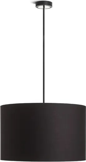 RENDL RON 40/25 lámpabúra Polycotton fekete/arany fólia max. 23W