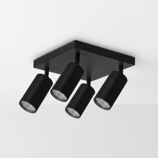 Brilagi - SELE SQUARE spotlámpa 4xGU10/30W/230V fekete
