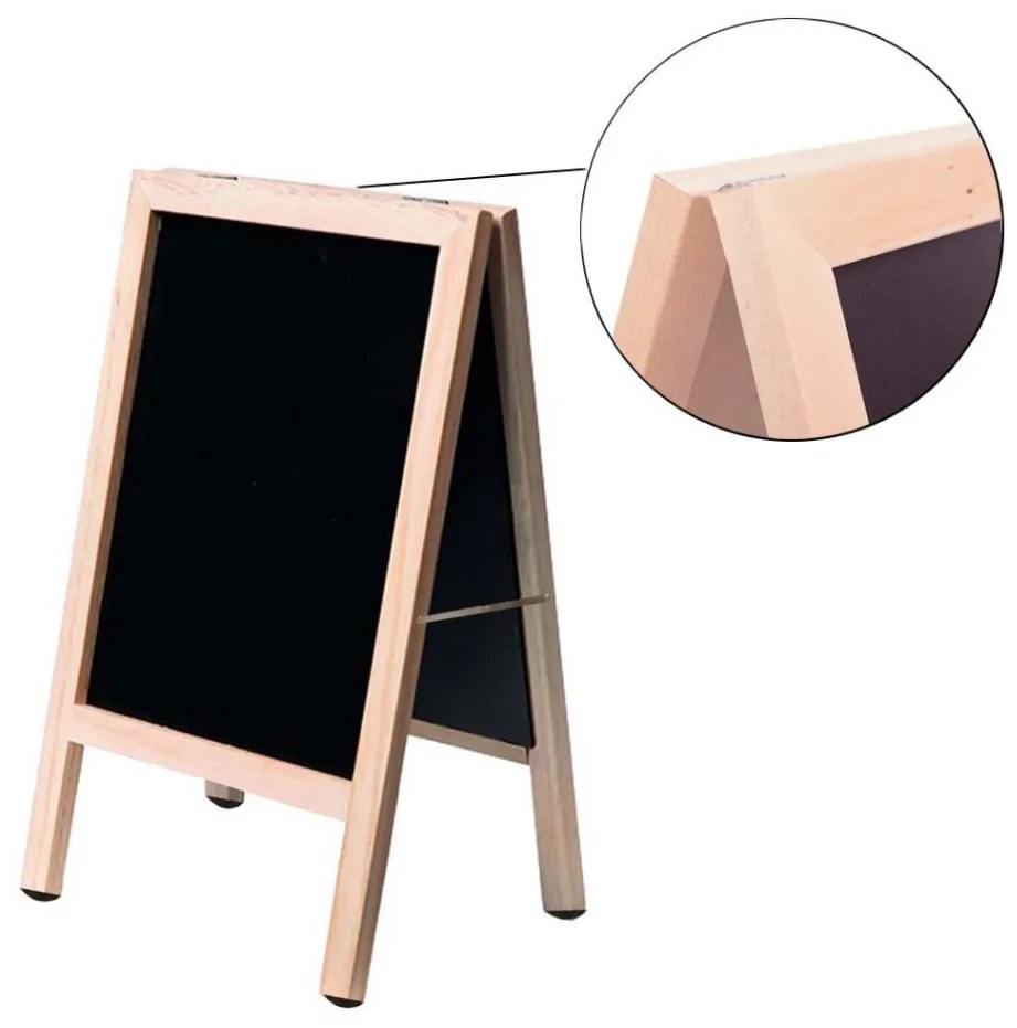 Kétoldalas megállító tábla 40*60cm