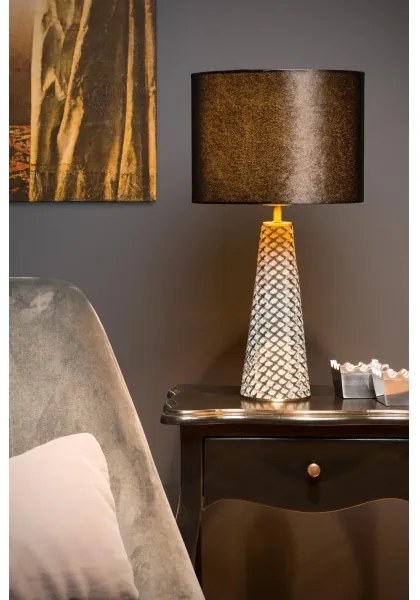 Lucide 10501/81/30 - Asztali lámpa VELVET 1xE27/40W/230V