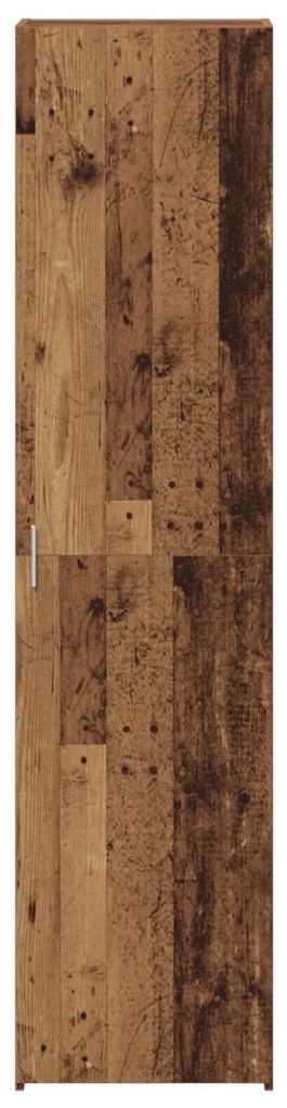 Magas Bútor Régi Fa 45x42.5x185 cm MDF