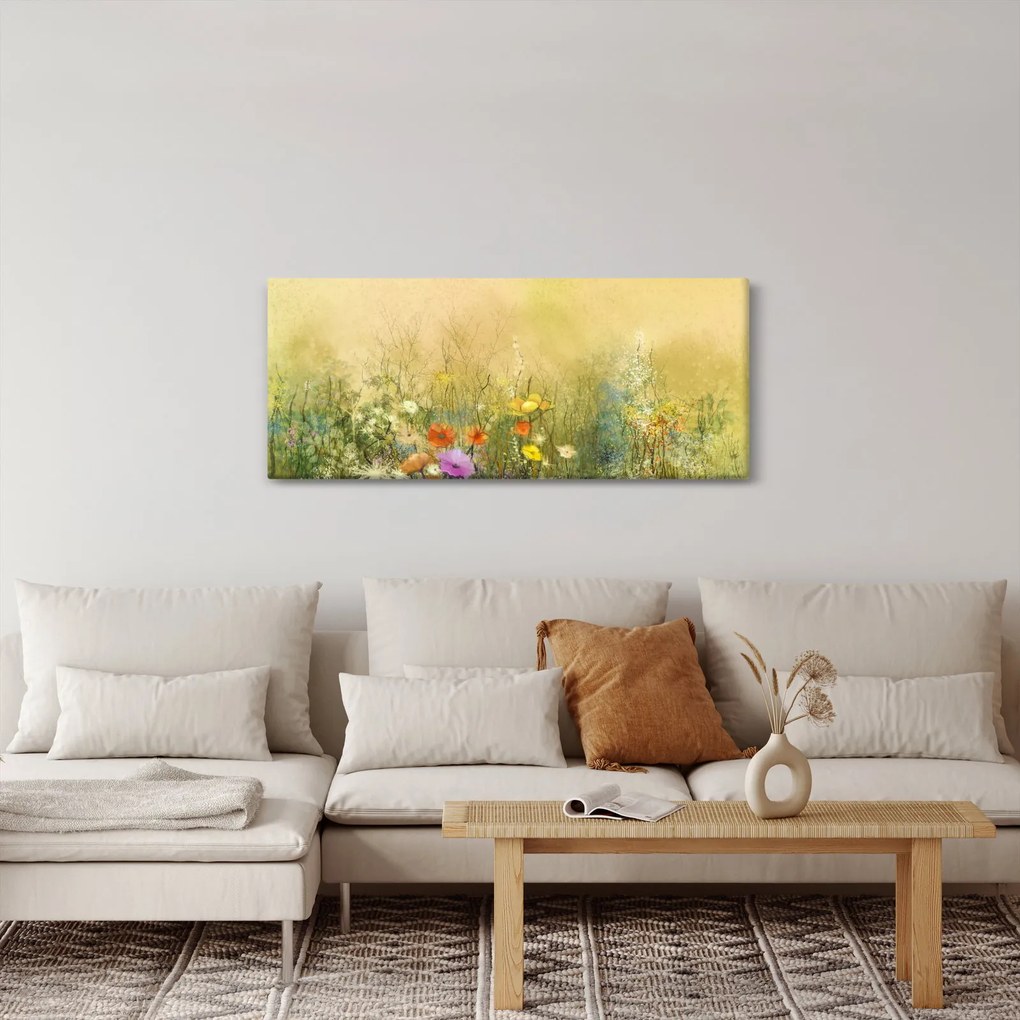 Kép - Festett rét (120x50 cm)