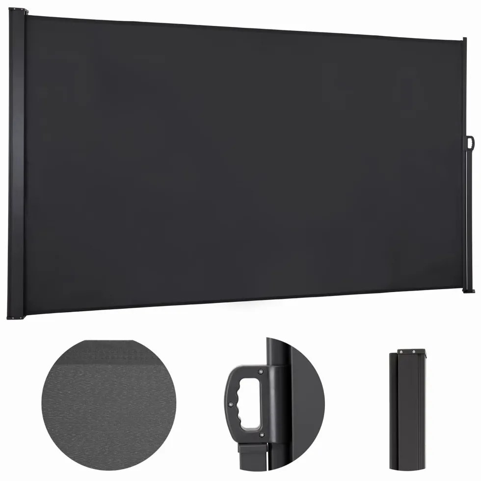 Oldalsó teraszmarkíz 200×300 cm - antracit