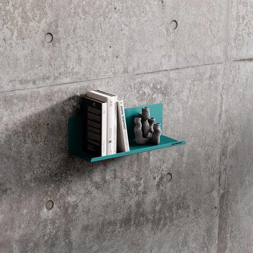 Fali polc JOANNE 400 mm, Modern: tengerszínű