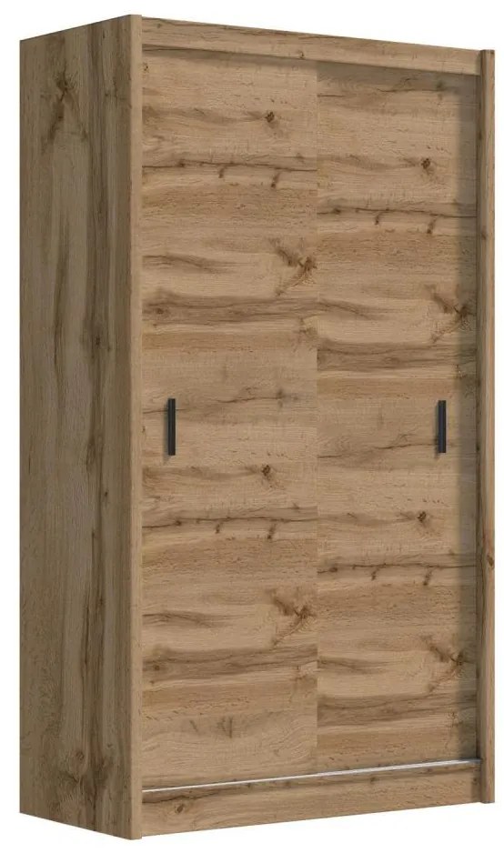 SAPHIRA tolóajtós szekrény 150x215 cm, wotan tölgy