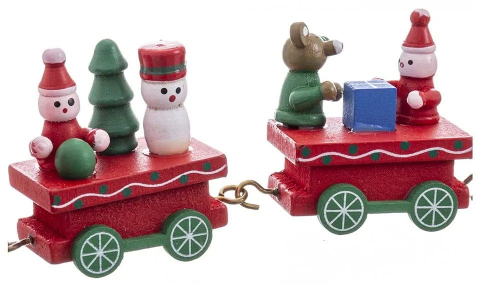 Fa karácsonyi figura (magasság 7,5 cm) Locomotive – Casa Selección