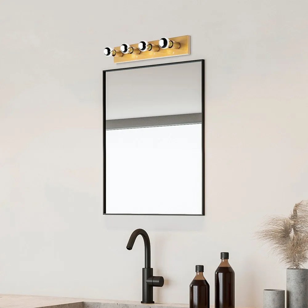 Aranyszínű fali lámpa Mirro – Opviq lights