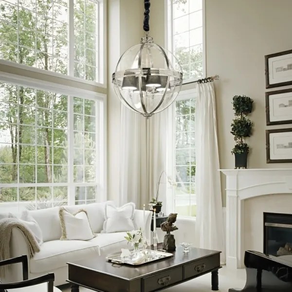 Ideal Lux - Csillár zsinóron WORLD 4xE14/40W/230V