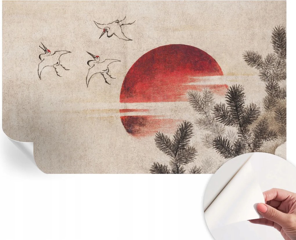 Fotótapéta Fali tapéta Hálószobába és Nappaliba Erdei kelet 416x254 cm