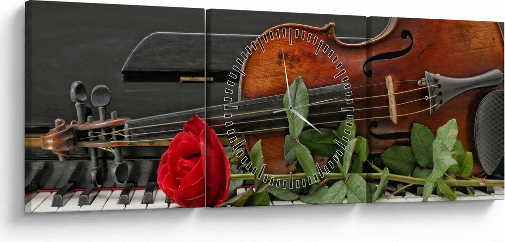 Kép - A zenész emléke (órával) (90x30 cm)