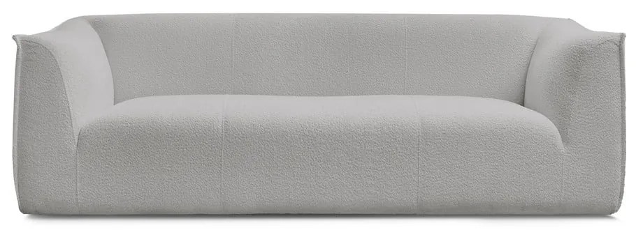 Világosszürke buklé kanapé 242 cm Giorgia – Bobochic Paris