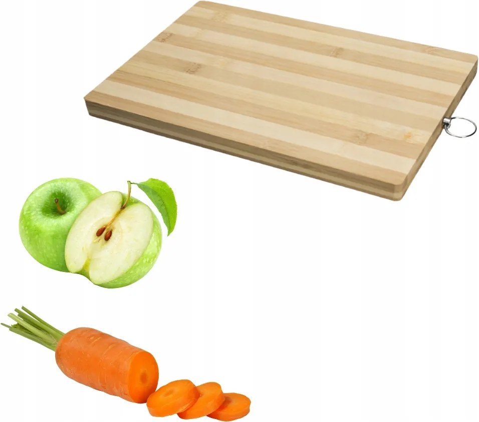 Bambusz vágódeszka 32x22 cm