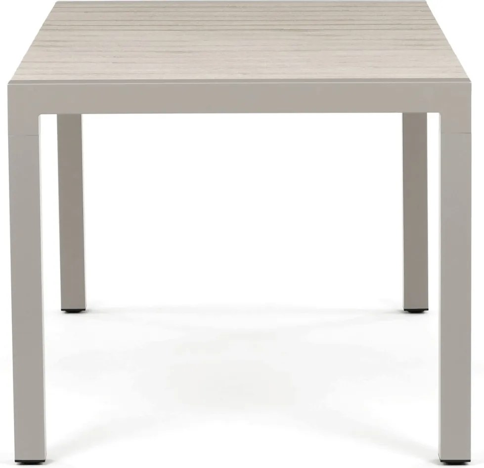 Kerti asztal 162x90 cm, alumínium, polywood, bézs, AZT-S1514 CRM