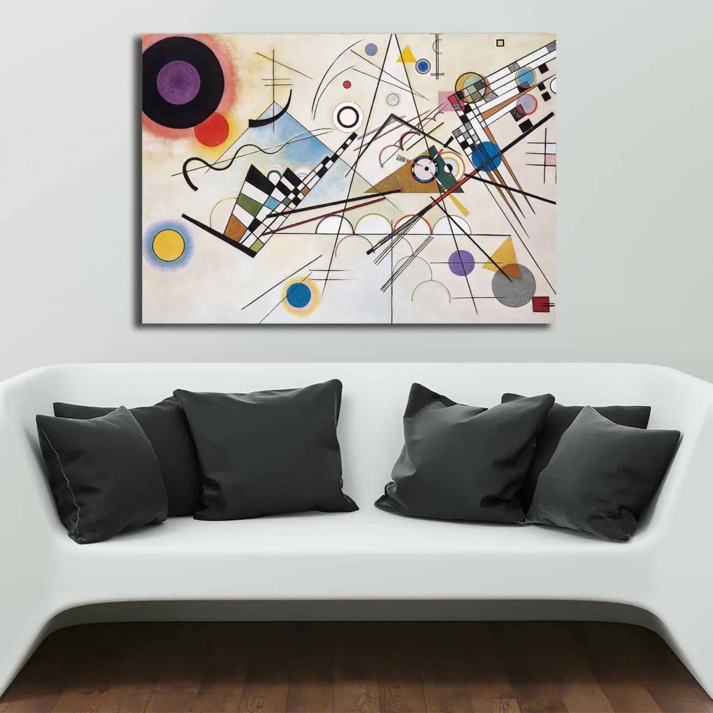 70100KANDINSKY006 Kandinsky vászonkép, 70 x 100 cm
