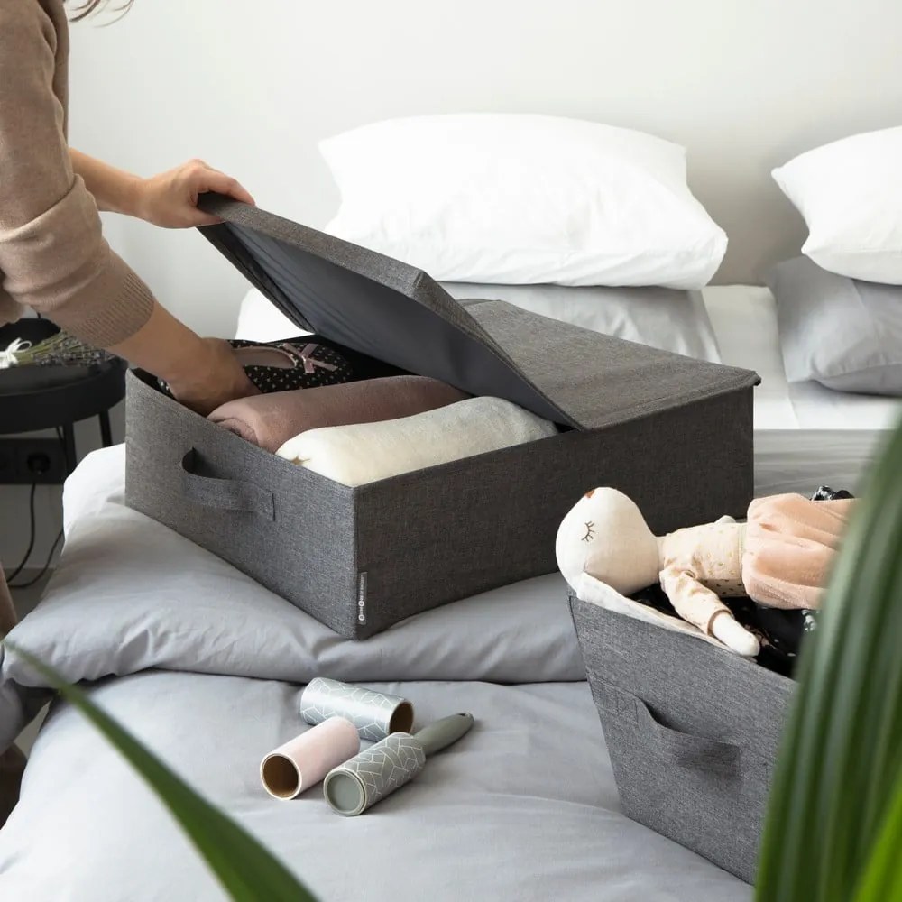 Underbed szürke tárolódoboz - Bigso Box of Sweden