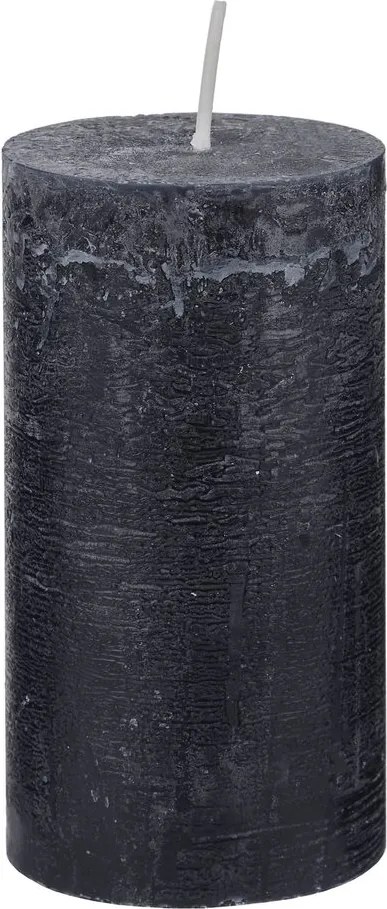 RUSTIC gyertya 13cm , fekete
