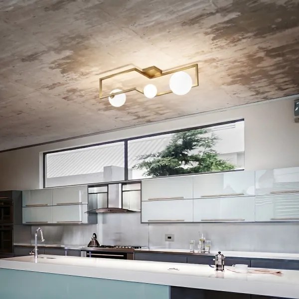 Ideal Lux - LED Felületre szerelhető csillár ANGOLO 3xG9/3W/230V réz