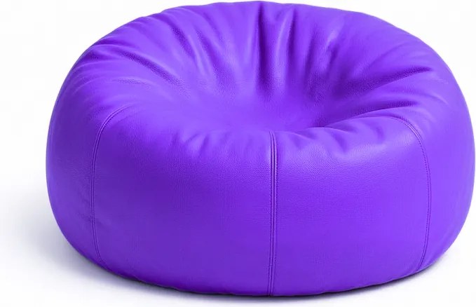EMI Lila színű műbőr babzsákfotel