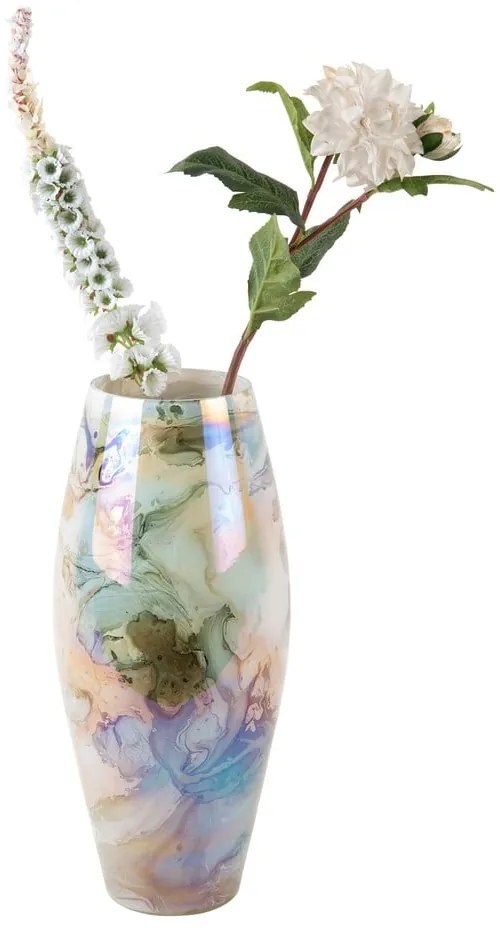 Kézzel készített üveg váza (magasság 36 cm) Melange – PT LIVING