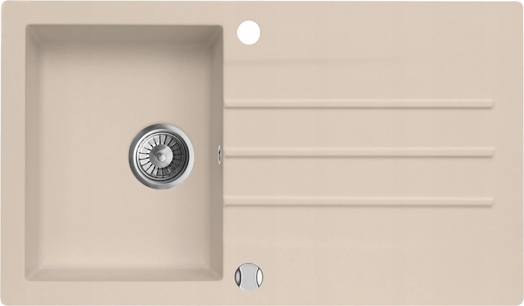 Konyhai Mosogató Gránit egymedencés Caffe 86x50 Annie 100 Szifon